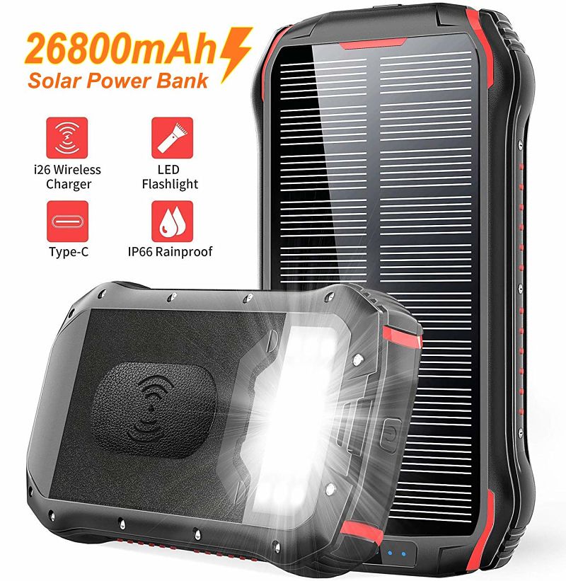 cargador solar portatil para viajes